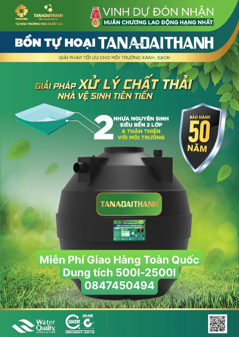 Bể phốt tự hoại 2000 lít