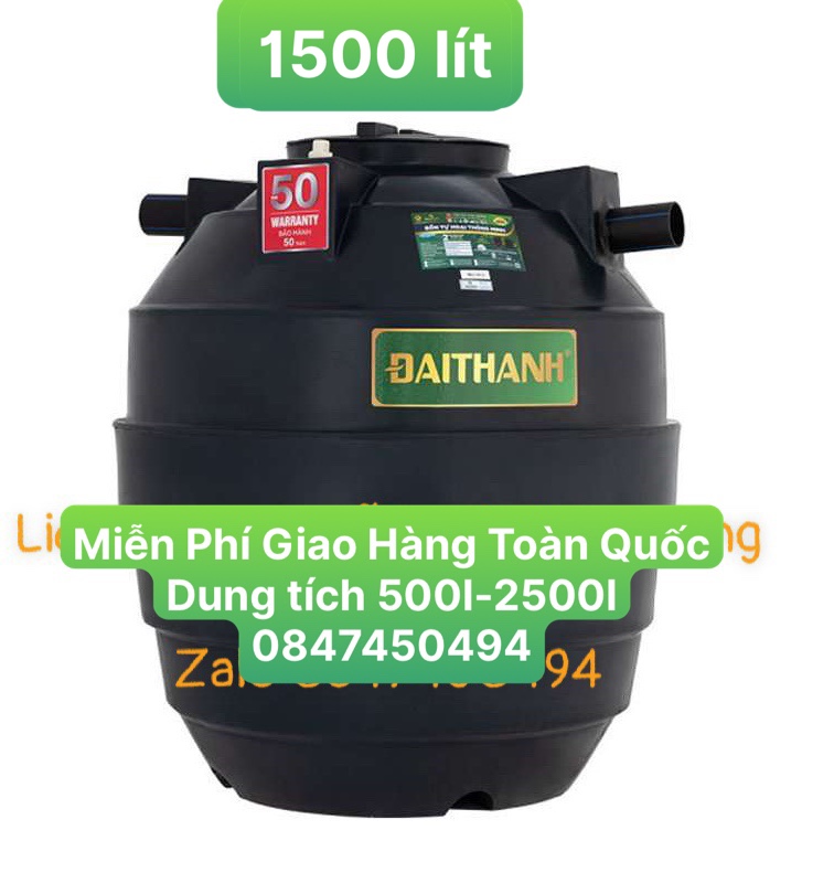 Bể phốt tự hoại 1500 lít