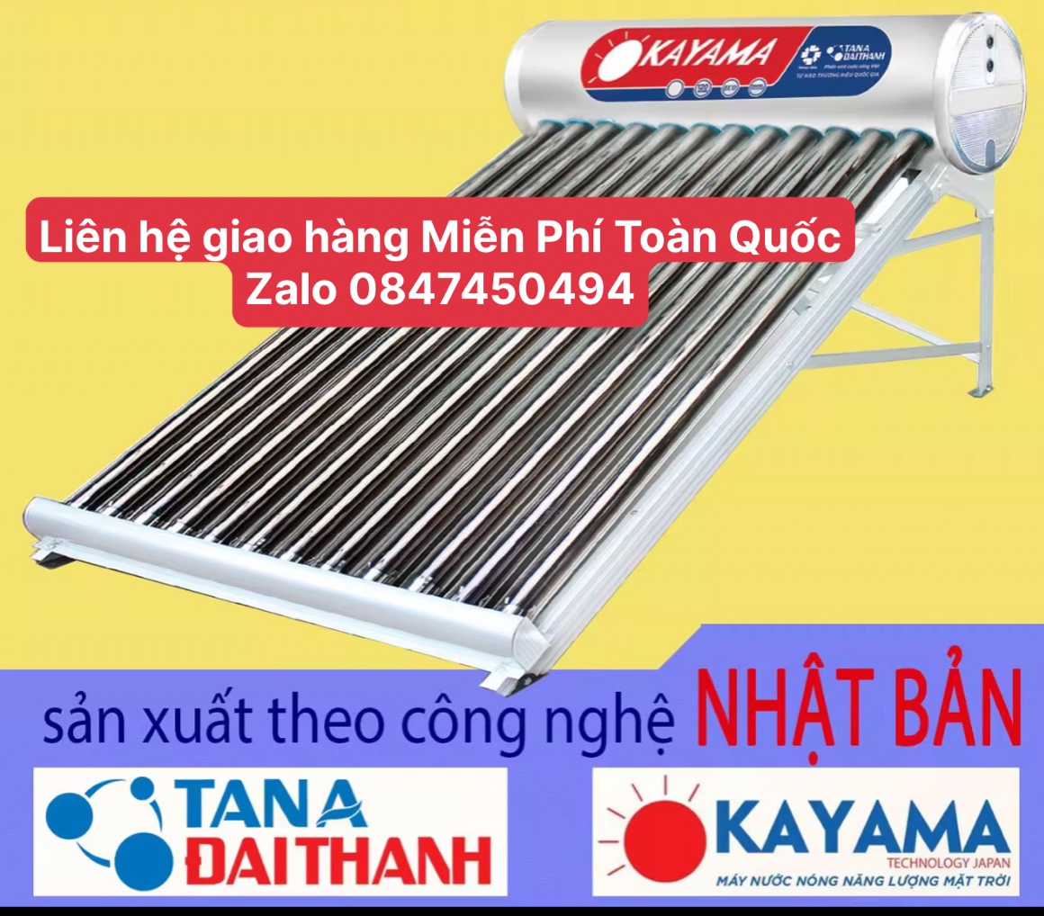 máy nước nóng mặt trời okayama 160 lít