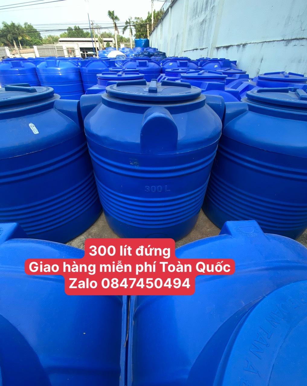 Bồn nhựa mủ tân á đại thành 300L- 10.000L giao hàng miễn phí Toàn Quốc