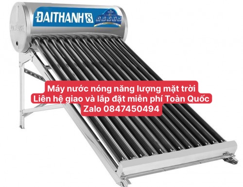 Máy nước nóng mặt trời đại thành 8 130l 160l 180l 215l 250l 300l giao và lắp đặt miễn phí Toàn Quốc