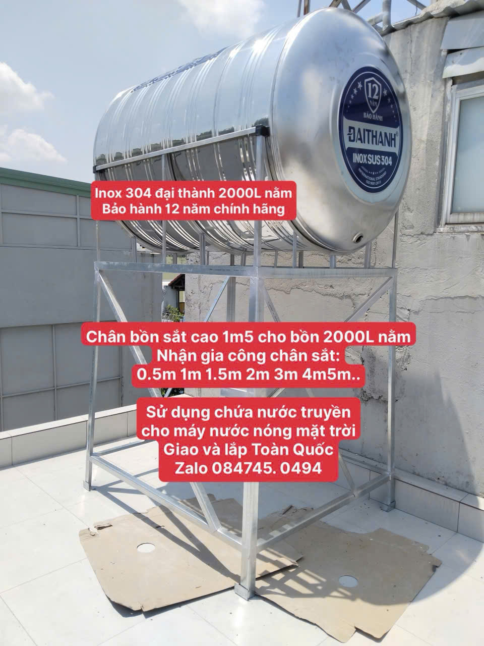 chân sắt cao 1m 1.5m 2m 3m 4m.– GIẢI PHÁP CẤP NƯỚC HIỆU QUẢ CHO MỌI CÔNG TRÌNH